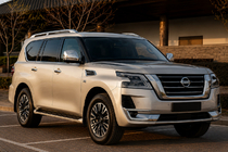 Nissan Armada 2016-2024 гг. Рейлинги серые (Алюминий) фото 1