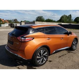 Рейлинги серые OEM (ABS-пластик, установка на клей) Nissan Murano 2014- гг. фото 2
