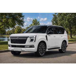 Интегрированные рейлинги серые OEM (ABS-пластик) Nissan Patrol Y63 2025- гг.