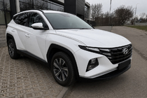 Hyundai Tucson NX4 2021- гг. Интегрированные рейлинги на крышу чёрные OEM (Long, алюминий, установка на клей) фото 3