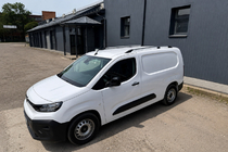 Citroen Berlingo/Multispace 2018- гг. Рейлинги хром (турецкий дизайн) Long, Пластиковые опоры фото 4