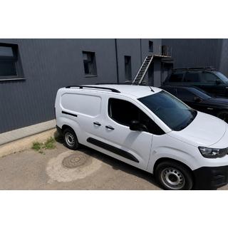 Рейлинги на крышу черные (турецкий дизайн) Citroen Berlingo/Multispace 2018- гг. фото 3