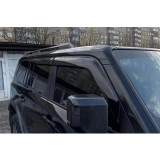 Ветровики Niken Luxury (4 шт) Toyota Land Cruiser Prado 250 2023- гг. фото 2