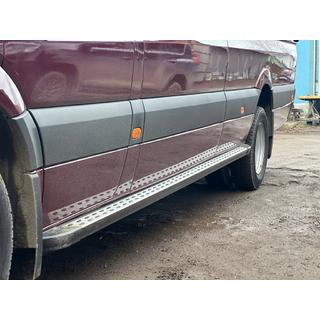 Боковые Подножки DOT-Line (2 шт., Алюминий) Mercedes Sprinter W906 2006–2018 гг. фото 4