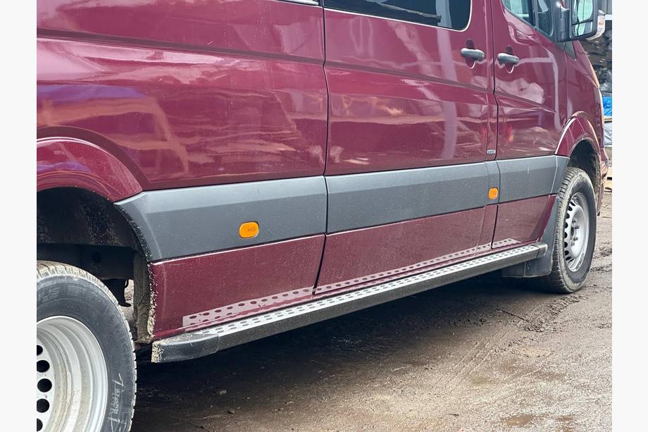 Mercedes Sprinter W906 2006–2018 гг. Боковые Подножки DOT-Line (2 шт., Алюминий) Средняя База Фото 10