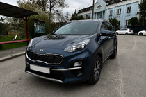 Kia Sportage 2015-2021 гг. Интегрированные рейлинги серые OEM (ABS-пластик, установка на клей) фото 1
