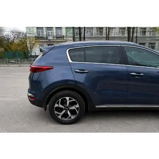 Интегрированные рейлинги серые OEM (ABS-пластик, установка на клей) фото 2