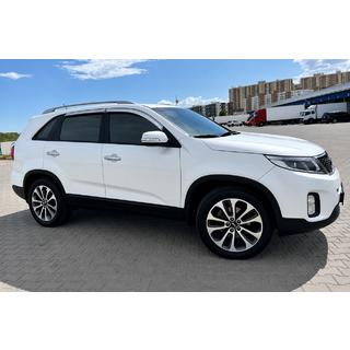 Рейлинги на крышу OEM серые (алюминий, установка на клей) Kia Sorento II XM 2009-2014 гг. фото 3