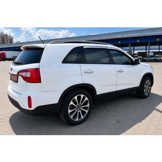 Рейлинги на крышу OEM серые (алюминий, установка на клей) Kia Sorento II XM 2009-2014 гг. фото 2