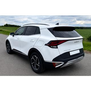 Интегрированные рейлинги черные OEM (ABS-пластик, установка на клей) Kia Sportage 2021- гг. фото 2