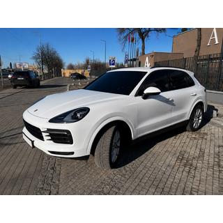 Интегрированные рейлинги чёрные OEM (Алюминий, установка на клей) Porsche Cayenne 2018- гг. фото 1