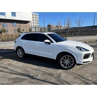 Интегрированные рейлинги чёрные OEM (Алюминий, установка на клей) Porsche Cayenne 2018- гг. фото 2
