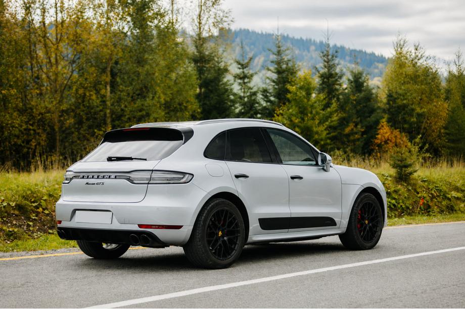 Porsche Macan 2014-2024 гг. Интегрированные рейлинги чёрные OEM (Алюминий, установка на клей) Image