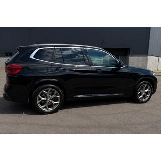Интегрированные рейлинги хром OEM (Алюминий, установка на клей) BMW X3 G01 2018- гг. фото 2