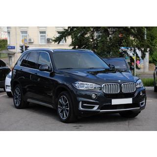 Интегрированные рейлинги OEM хром (Алюминий) BMW X5 F15 2013-2018 гг. фото 1