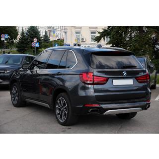 Интегрированные рейлинги OEM хром (Алюминий) BMW X5 F15 2013-2018 гг. фото 2