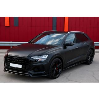 Интегрированные рейлинги серые OEM (Алюминий, установка на клей) Audi Q5 2017-2025 гг. фото 2