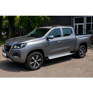 Рейлинги черные OEM (Алюминий) Peugeot Landtrek 2020- гг. фото 2