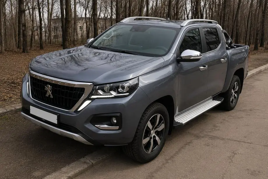 Peugeot Landtrek 2020- гг. Рейлинги серые OEM (Алюминий) Image