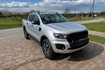 Ford Ranger 2011–2022 гг. Рейлинги на крышу OEM серые (ABS-пластик, установка на клей) фото 2
