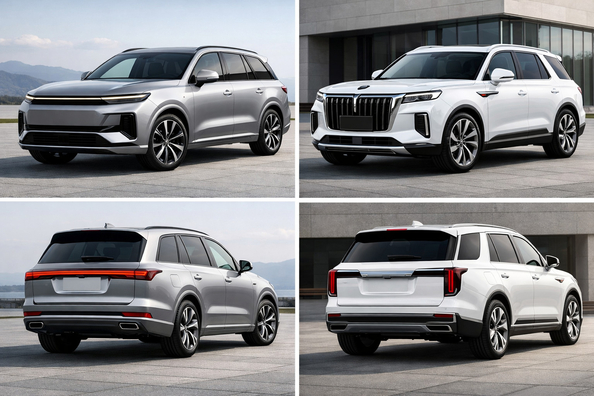 Li Xiang Li Auto L9 против Hongqi E-HS9