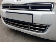 Citroen Berlingo 2008-2018 гг. Решетка радиатора цельная 2008-2012 (нержавейка) фото 1