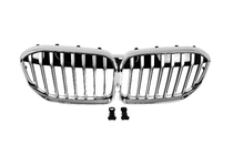 BMW 7 серия G11/G12 2015-2022 гг. Ноздри 1 планка (2019-2022, Chrome) фото 3
