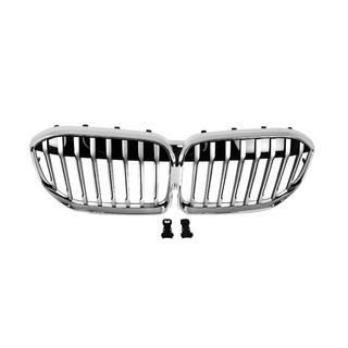 Ноздри 1 планка (2019-2022, Chrome) BMW 7 серия G11/G12 2015-2022 гг. фото 3
