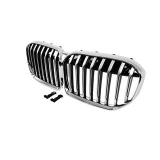 Ноздри 1 планка (2019-2022, Chrome) BMW 7 серия G11/G12 2015-2022 гг. фото 4