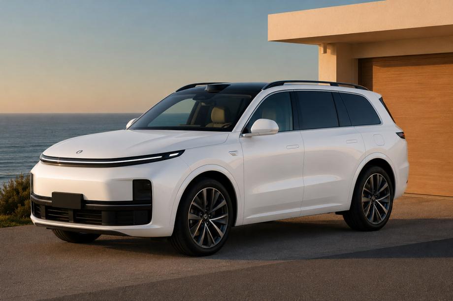 Li Auto L8 Рейлинги на крышу OEM черные (алюминий) Фото 1