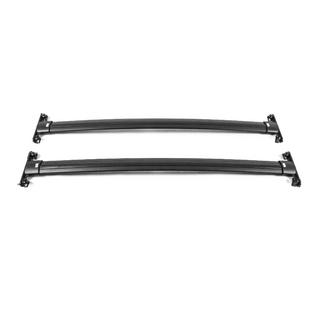 Багажник (поперечины) черные на рейлинги OEM (Алюминий) Toyota Land Cruiser 200 2007-2021 гг. фото 1