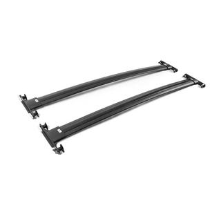 Багажник (поперечины) черные на рейлинги OEM (Алюминий) Toyota Land Cruiser 200 2007-2021 гг. фото 3