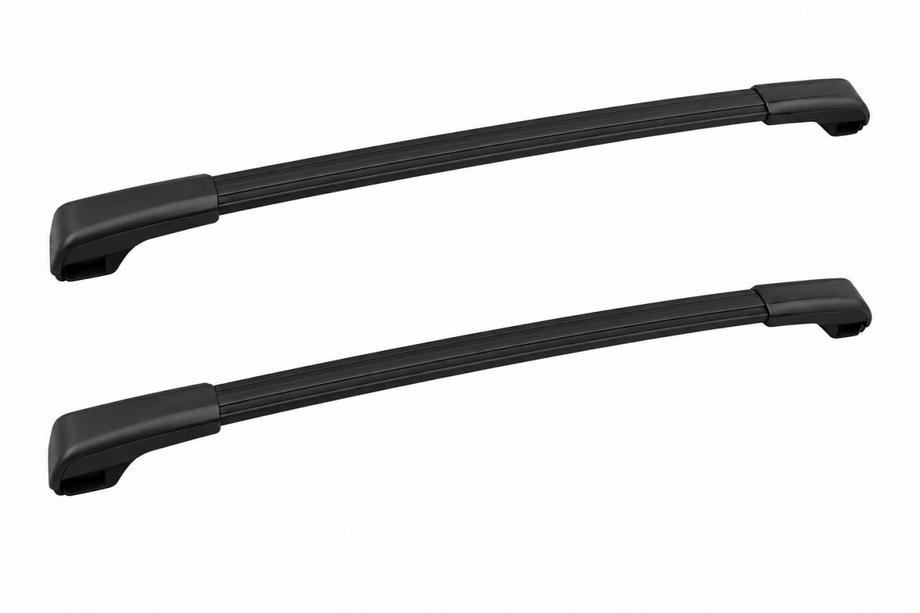 Subaru Impreza 2016-2023 гг. Багажник (поперечины) черные на рейлинги OEM (Алюминий) Image