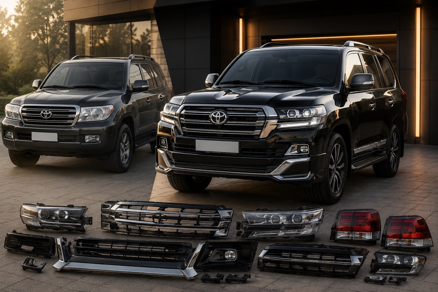 Комплект рестайлинга Toyota LC200: чек-лист перед оплатой