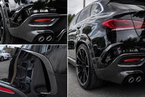 Mercedes GLE coupe C167 2019- гг. Задний диффузор из натурального карбона фото 2