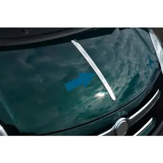Накладка на капот (нержавейка) BYD Song Plus EV/Seal U 2020– гг. фото 1