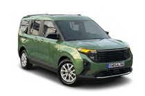 Ford Courier 2023- гг. Накладка на передний бампер (1 шт, нержавейка) фото 1