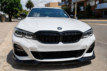 BMW 3 серия G20/G21 2018- гг. Накладка на передний бампер Lip AC-Style (для M-Sport 2018-2022, ABS) фото 2