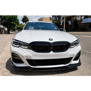 Накладка на передний бампер Lip AC-Style (для M-Sport 2018-2022, ABS) BMW 3 серия G20/G21 2018- гг. фото 2