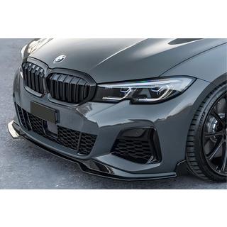 Боковые решётки бампера (для M-Sport 2018-2022, ABS) BMW 3 серия G20/G21 2018- гг. фото 1