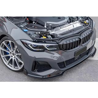 Боковые решётки бампера (для M-Sport 2018-2022, ABS) BMW 3 серия G20/G21 2018- гг. фото 3