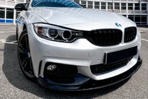 BMW 4 серия F32/F33/F36 2012-2020 гг. Передняя накладка губы MP-Style (для M-Sport, черный глянец) фото 4