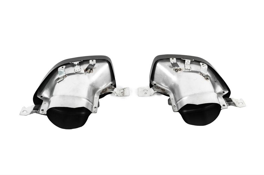 BMW 4 серия G22/23/26 2020- гг. Диффузор заднего бампера с насадками на выхлоп (для G26 M-Sport) Фото 23