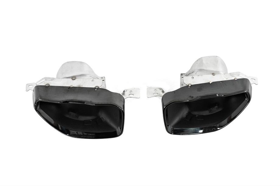 BMW 4 серия G22/23/26 2020- гг. Диффузор заднего бампера с насадками на выхлоп (для G26 M-Sport) Фото 24