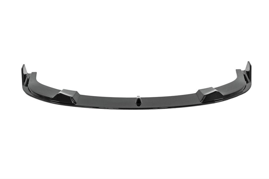 BMW 5 серия E60/E61 2003-2010 гг. Накладка на передний бампер Lip (для M-Sport, черный глянец) Фото 1
