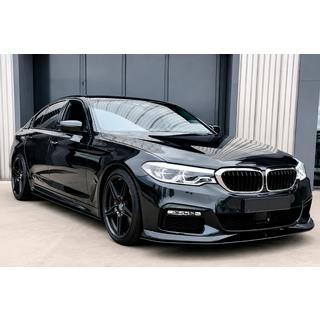 Накладка на передний бампер Lip AC-Style (для M-Sport 2017-2020, ABS) BMW 5 серия G30/G31 2017–2023 гг. фото 3