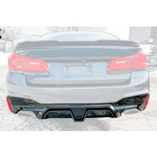 Диффузор заднего бампера CS-Style (для M-Sport/M5 F90, ABS) фото 1