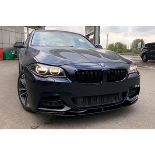 Накладка на передний бампер MP-Style (для M-Performance, чёрный глянец) BMW 5 серия F10/F11 2010–2016 гг. фото 2