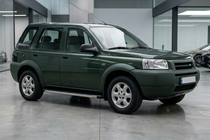 Land Rover Freelander I 1997-2006 гг. Боковые Подножки BlackLine (2 шт, Алюминий) фото 1