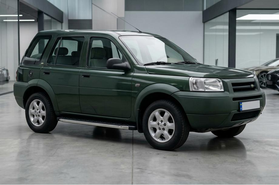Land Rover Freelander I 1997-2006 гг. Боковые Подножки BlackLine (2 шт, Алюминий) Image